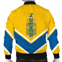 Sweden Coat Of Arms Men Bomber Jacket Lucian Style RLT7 - Wonder Print Shop