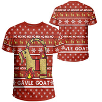 Gavle Goat Sweden T Shirt Swedish Yule Goat Red RLT7 - Wonder Print Shop