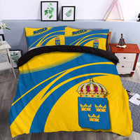 Sweden Coat Of Arms Bedding Set Cricket RLT7 - Wonder Print Shop