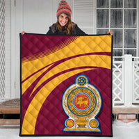Sri Lanka Coat Of Arms Premium Quilt Cricket RLT7 - Wonder Print Shop