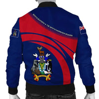 South Georgia and the South Sandwich Islands Coat Of Arms Men Bomber Jacket Sticket RLT12 - Wonder Print Shop