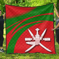 Oman Coat Of Arms Premium Quilt Cricket RLT13 - Wonder Print Shop