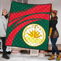 Bangladesh Coat Of Arms Premium Quilt Cricket RLT6 - Wonder Print Shop