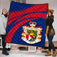 Liechtensteins Coat Of Arms Premium Quilt Cricket RLT6 - Wonder Print Shop