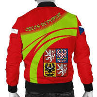 Czech Republic Coat Ofrms Men Bomber Jacket Cricket RLT13 - Wonder Print Shop
