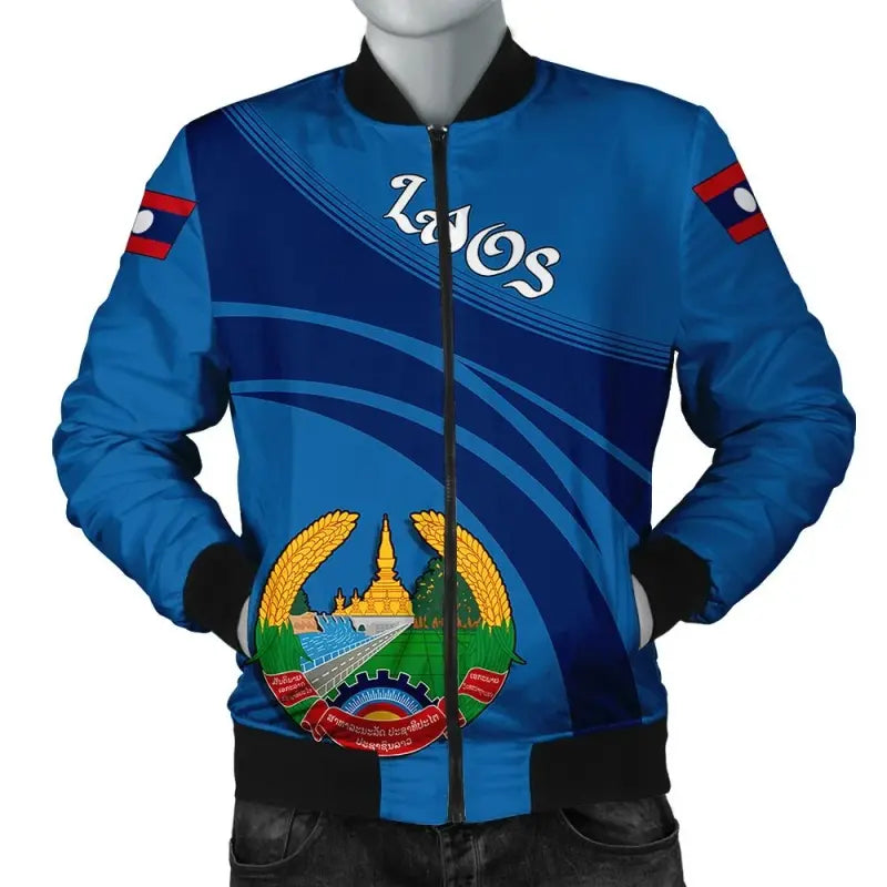 laos-coat-of-arms-men-bomber-jacket-sticket