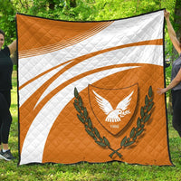 Cyprus Coat Of Arms Premium Quilt Cricket RLT13 - Wonder Print Shop