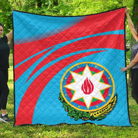 Azerbaijan Coat Of Arms Premium Quilt Cricket RLT8 - Wonder Print Shop