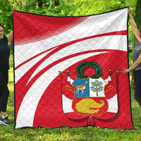 Peru Coat Of Arms Premium Quilt Cricket RLT7 - Wonder Print Shop