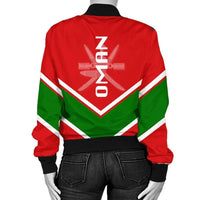 Oman Coat Of Arms Women Bomber Lucian RLT13 - Wonder Print Shop