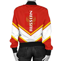 Russian Coat Of Arms Women Bomber Lucian RLT12 - Wonder Print Shop