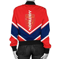 Norway Coat Of Arms Women Bomber Lucian RLT7 - Wonder Print Shop