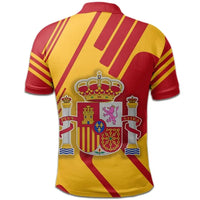 Spain Polo Shirt Coat Of Arms Rockie RLT12 - Wonder Print Shop