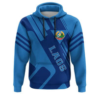 Laos Hoodie Coat Of Arms Rockie RLT8 - Wonder Print Shop