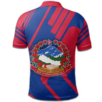 Nepal Polo Shirt Coat Of Arms Rockie RLT7 - Wonder Print Shop