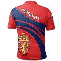 Norway Polo Shirt Coat Of Arms Cricket Style RLT7 - Wonder Print Shop