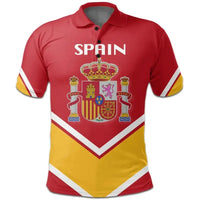 Spain Coat Of Arms Polo Lucian Style RLT12 - Wonder Print Shop