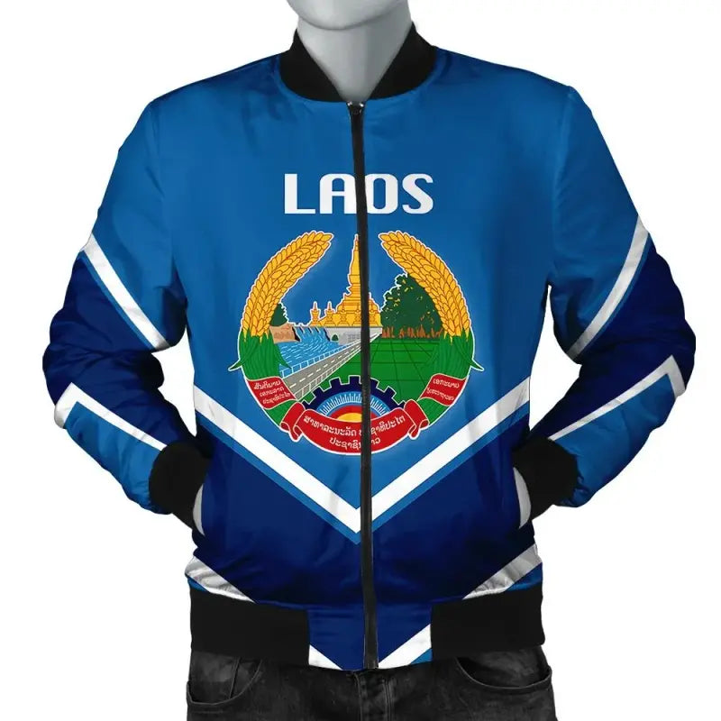 laos-coat-of-arms-men-bomber-jacket-lucian-style