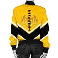 Luxembourg Coat Of Arms Women Bomber Jacket Lucian Style RLT6 - Wonder Print Shop