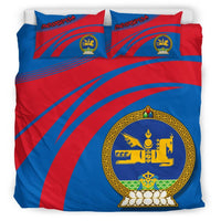 Mongolia Coat Of Arms Bedding Set Cricket RLT13 - Wonder Print Shop