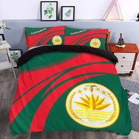 Bangladesh Coat Of Arms Bedding Set Cricket RLT6 - Wonder Print Shop