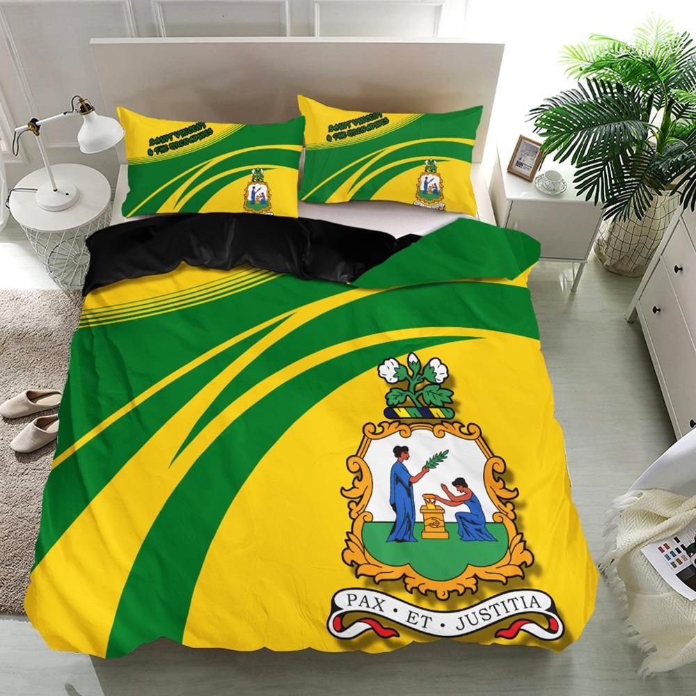 saint-vincent-and-the-grenadines-coat-of-arms-bedding-set-cricket