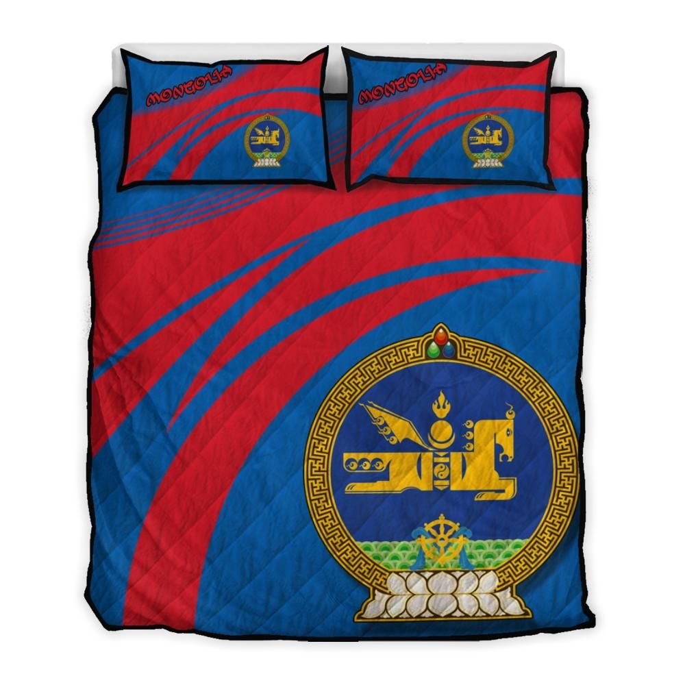 mongolia-coat-of-arms-quilt-bed-set-cricket