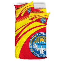 Kyrgyzstan Coat Of Arms Bedding Set Cricket RLT8 - Wonder Print Shop