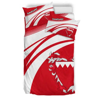 Bahrain Coat Of Arms Bedding Set Cricket RLT8 - Wonder Print Shop