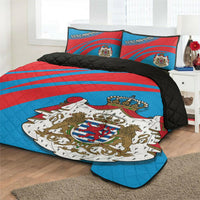 Luxembourg Coat Of Arms Quilt Bed Set Cricket RLT6 - Wonder Print Shop