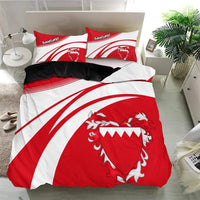 Bahrain Coat Of Arms Bedding Set Cricket RLT8 - Wonder Print Shop