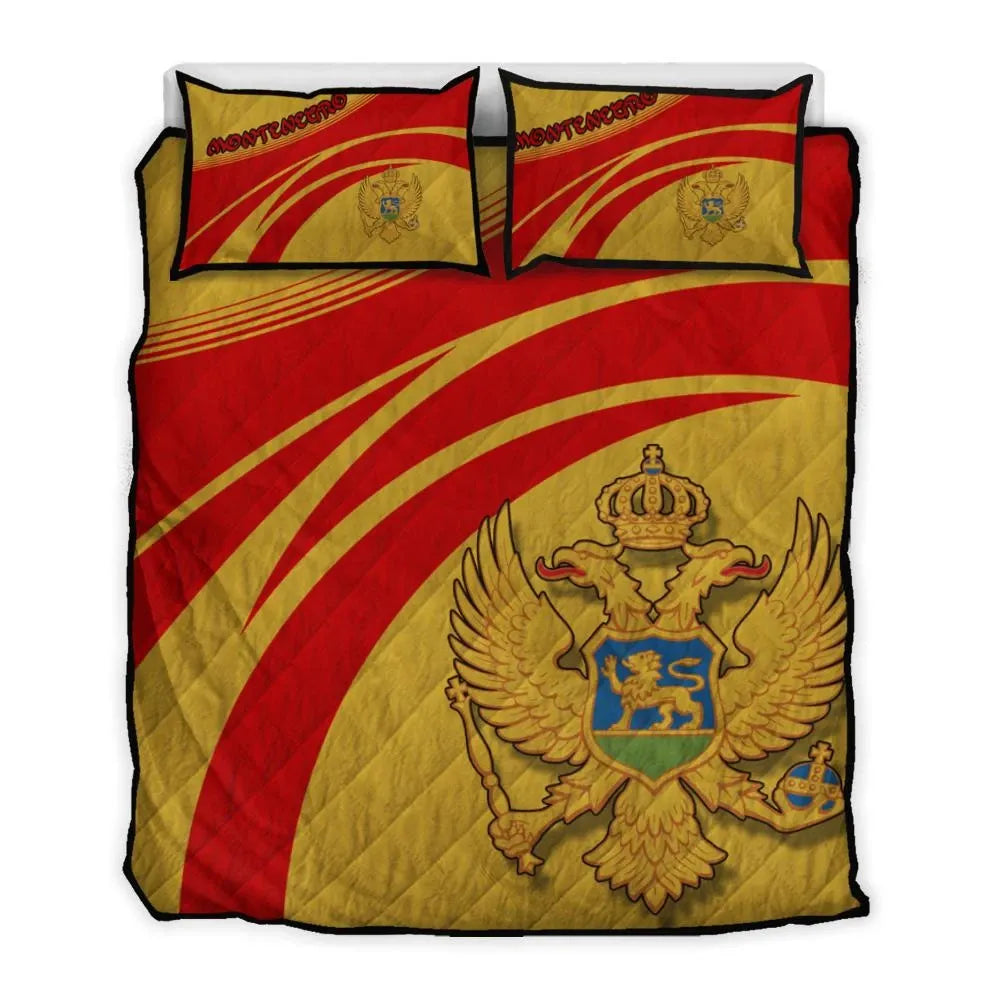 montenegro-coat-of-arms-quilt-bed-set-cricket