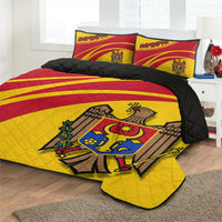 Moldova Coat Of Arms Quilt Bed Set CricketW RLT13 - Wonder Print Shop