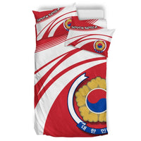 South Korea Coat Of Arms Bedding Set Cricket RLT8 - Wonder Print Shop