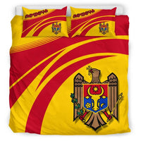 Moldova Coat Of Arms Bedding Set CricketW RLT13 - Wonder Print Shop
