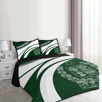 Pakistan Coat Of Arms Quilt Bed Set Cricket RLT13 - Wonder Print Shop