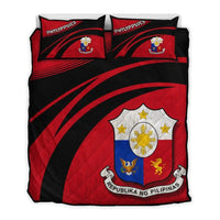 Philippines Coat Of Arms Quilt Bed Set Cricket RLT6 - Wonder Print Shop