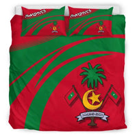 Maldives Coat Of Arms Bedding Set Cricket RLT12 - Wonder Print Shop