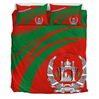 Afghanistan Coat Of Arms Bedding Set Cricket RLT8 - Wonder Print Shop