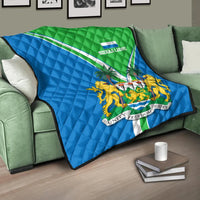 Sierra Leone Premium Quilt Sierra Leone Pride RLT7 - Wonder Print Shop
