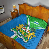 Sierra Leone Premium Quilt Sierra Leone Pride RLT7 - Wonder Print Shop