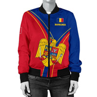 Romania Women's Bomber Jacket Romanian Pride RLT13 - Wonder Print Shop