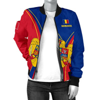 Romania Women's Bomber Jacket Romanian Pride RLT13 - Wonder Print Shop