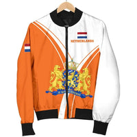 Netherland Women's Bomber Jacket Netherland Pride RLT7 - Wonder Print Shop