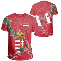 Hungary Christmas Coat Of Arms T Shirt X Style RLT8 - Wonder Print Shop