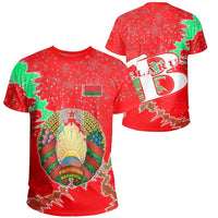 Belarus Christmas Coat Of Arms T Shirt X Style RLT6 - Wonder Print Shop