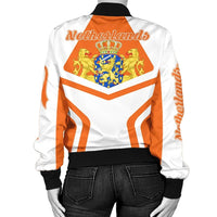 Netherlands Coat Of Arms Women Bomber Jacket My Style RLT7 - Wonder Print Shop