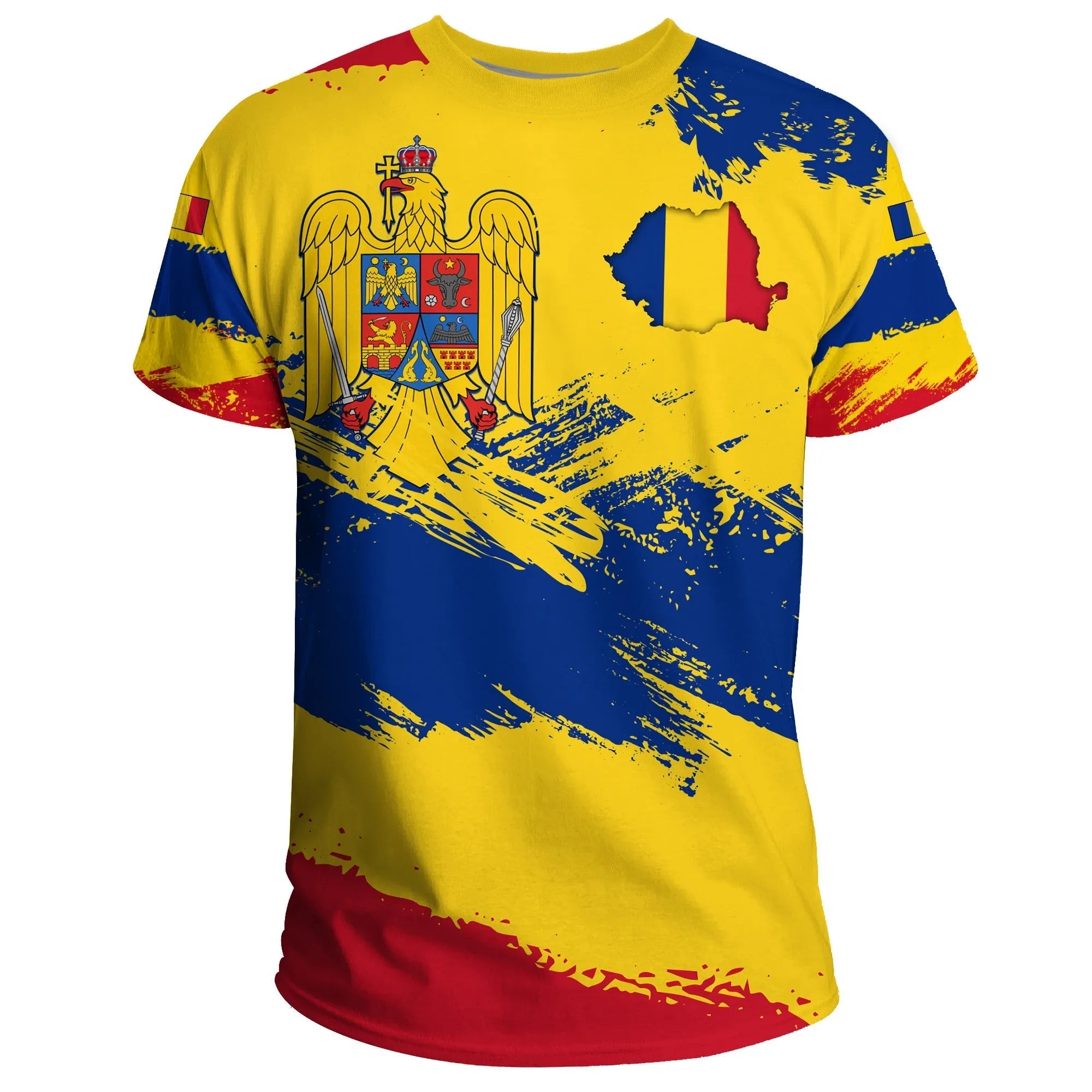 romania-t-shirts-romania-flag-brush
