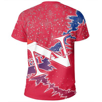 Nepal Christmas Coat Of Arms T Shirt X Style RLT7 - Wonder Print Shop