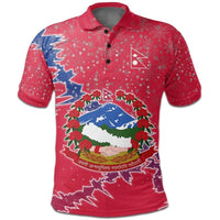 Nepal Polo Shirt Christmas Coat Of Arms X Style RLT7 - Wonder Print Shop